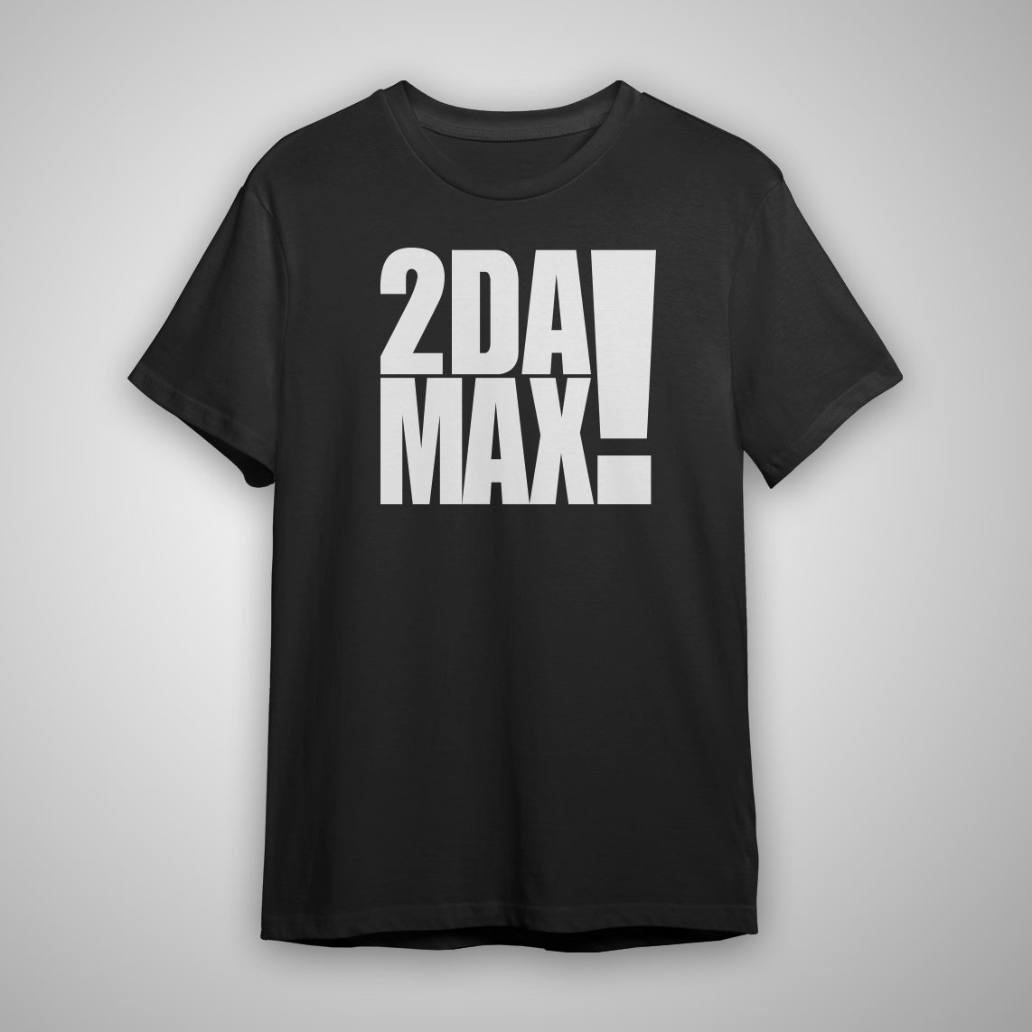 2DAMAX! Men's Black Tee – The Bigg Jah Store