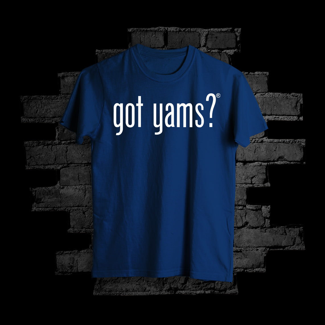 Got Yams? Blue Tee