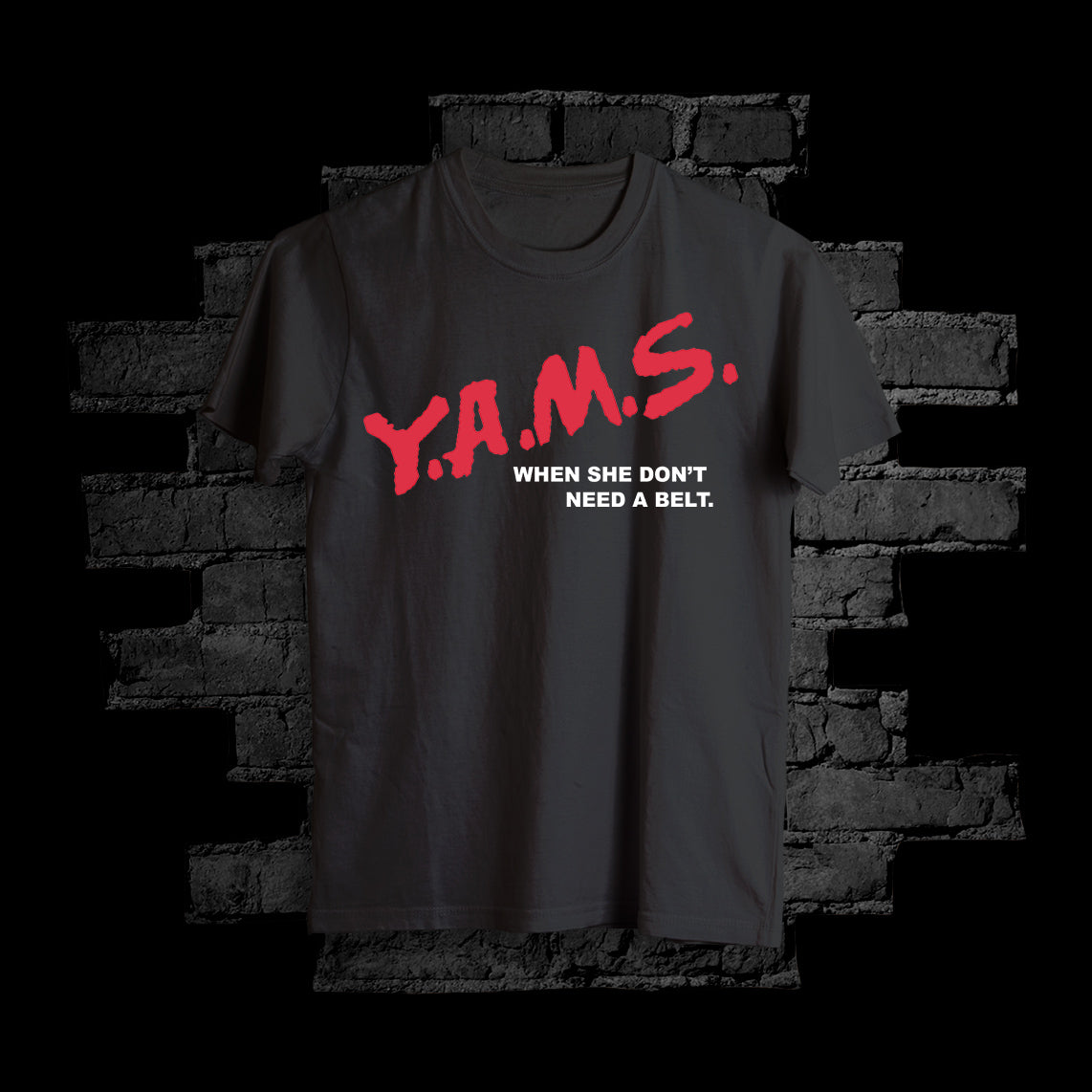 Y.A.M.S. Men's Black Tee