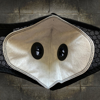 2DAMAX Black Sports Mask w/ Filter